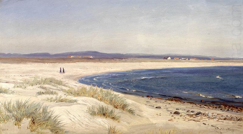 Mennesker pa en strand, Amaldus Clarin Nielsen